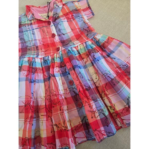 Bijou Sauvage Clothier Rainbow Horses Dress - Picture 3 of 5